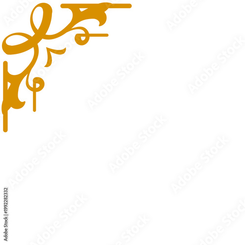 golden luxury border