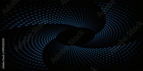 Sound pulsation circles set. Vector illustration of radio waves isolated on black background