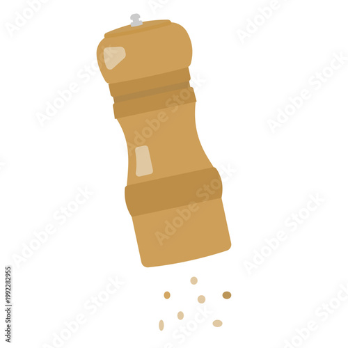 ペッパーミルのイラスト