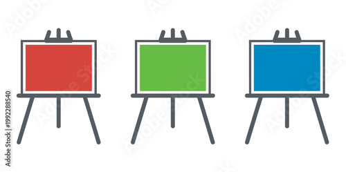 Shopping bag icons, retail store commerce market sale purchase boutique package handle carry goods merchandise shop symbol vibrant branding business