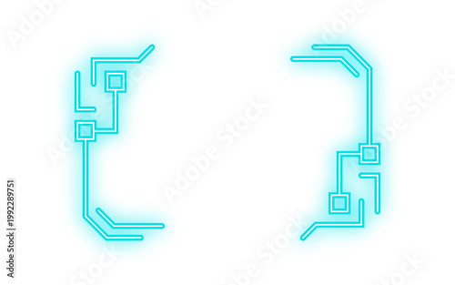 neon shape bracket