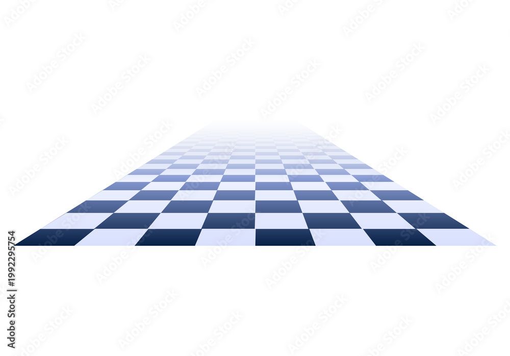Fototapeta premium Retro 80s synthwave perspective grid floor isolated on transparent background for futuristic vaporwave landscape design