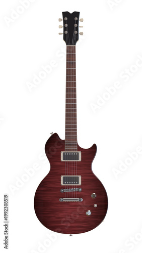 Electric guitar isolated cut out PNG