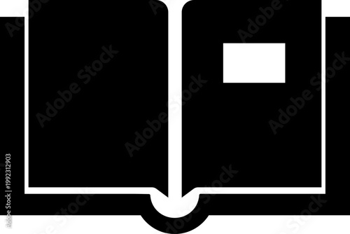 Book icon library literature education reading textbook notebook manual guide publication archive knowledge study learning open closed book flat line vector
