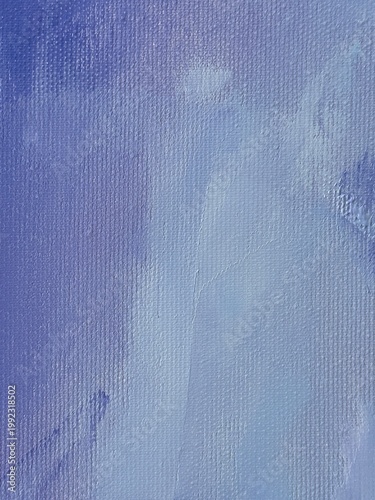 Oil painting background with thick brushstrokes on linen canvas texture
