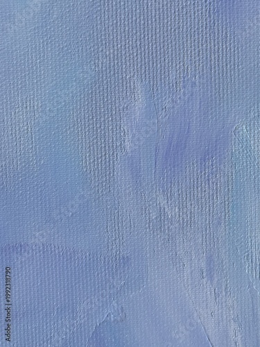 Oil painting background with thick brushstrokes on linen canvas texture