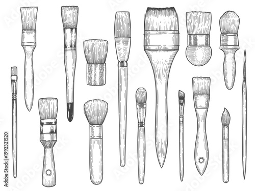 engraving brushes