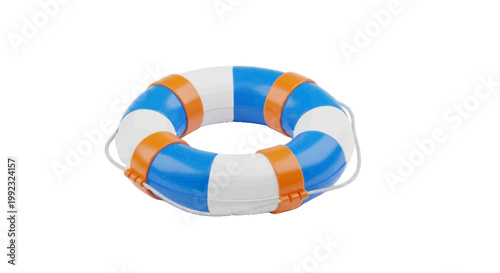 Vector illustration of lifebuoy or life ring on a transparent background