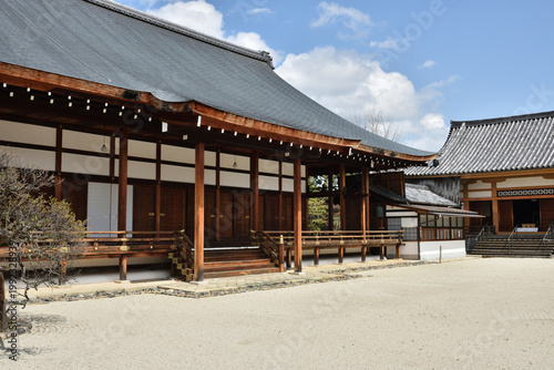 聖護院門跡　宸殿と本堂(京都市左京区)