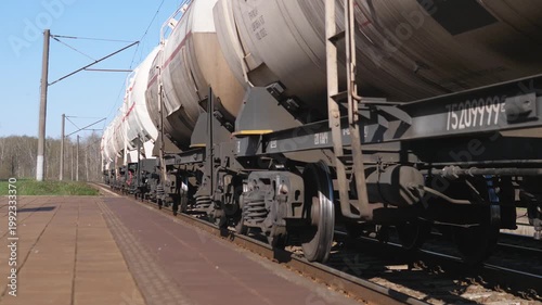 Transportation of Russian oil by rail 4k