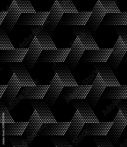 Vector seamless texture. Modern geometric background. Dotted grid.