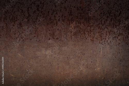 Old rusty metal surface with natural corrosion, stains and grunge texture. Industrial background with worn steel texture, perfect for design, posters, overlays and vintage or urban concepts