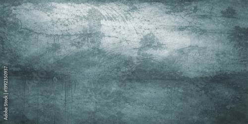 Abstract grunge background featuring a dark storm sky with blue clouds and a misty smoke texture over a night sea