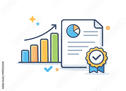 Corporate financial reporting and compliance ensuring proper documentation and evaluation of company performance in a regulated environment, a bar chart combined with a