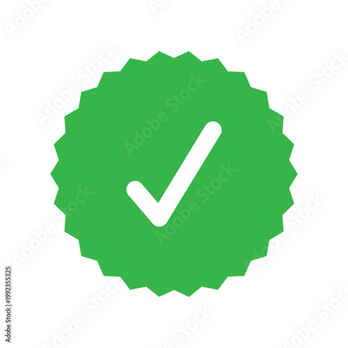 WhatsApp verified icon green.