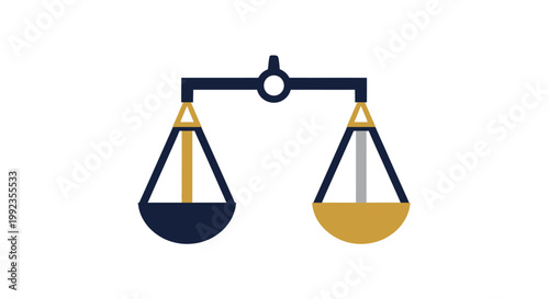 Balance Scale with Weights.