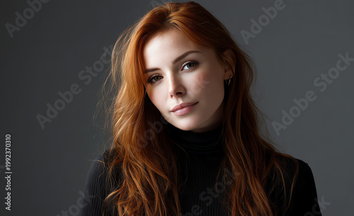 beautiful woman portrait, AI generated