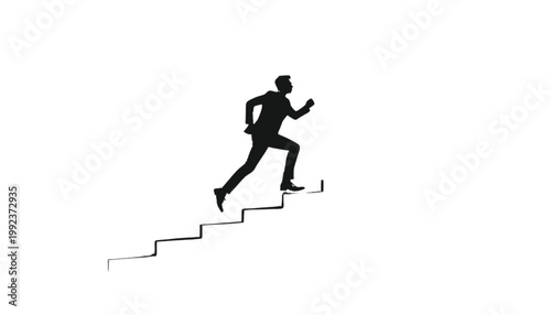 Businesspeople walk through a bright open doorway representing new opportunities and future success.