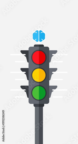 Traffic Light Signal Post.