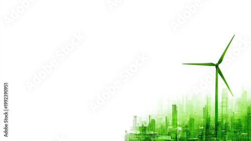 Industrial Facility With Green Energy Features in an Urban Landscape