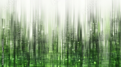 Industrial Facility With Green Energy Overlay in a Modern Urban Setting