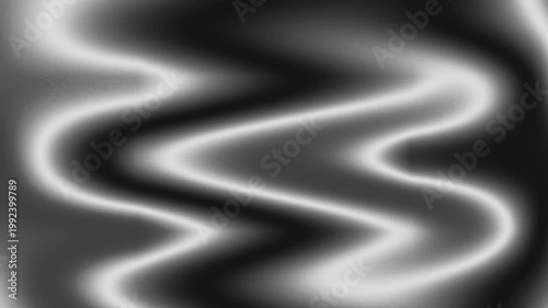 Glowing Wave Lines Abstract Black and Gray Gradient, A Whimsical Symbol of Energy, Motion, and Flow
