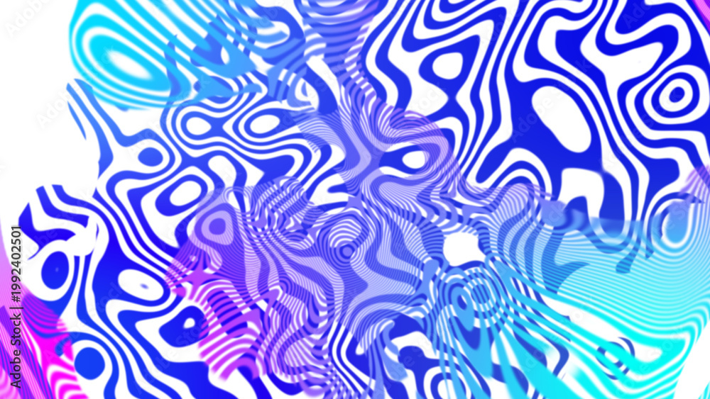Fototapeta premium Abstract creative colorful wave ripple line background illustration.
