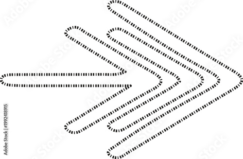 Black and white symmetrical spiral abstract pattern