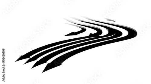 Abstract speed motion stripes vector illustration for dynamic design and racing themes