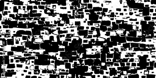 Crocodile, dinosaur and snake reptile skin pattern of animal leather, vector background. Abstract black and white crocodile or snake skin texture pattern of python, alligator or snakeskin lizard print