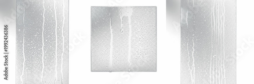 Photos Condensation Effect Glass Frame Mockup - Effet de condensation sur cadre en verr