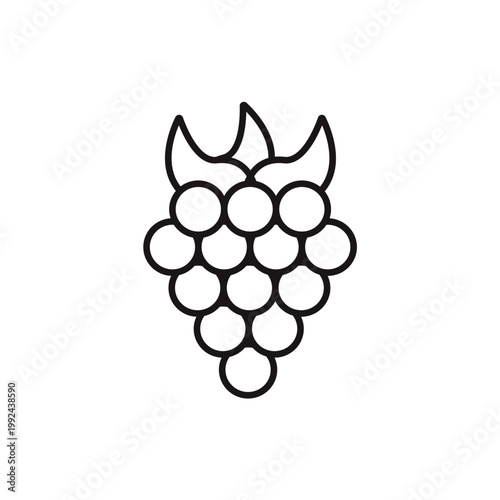 raspberry icons minimalist flat style design, raspberry Vector illustration on white background