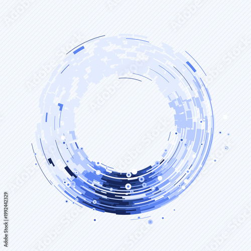 Digital Concentric Segment Circle