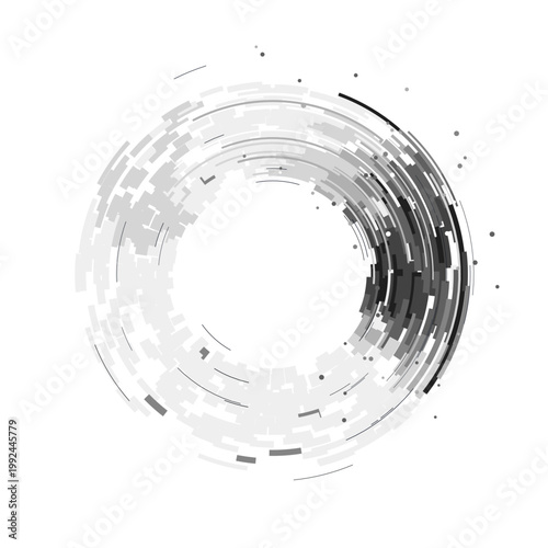 Digital Concentric Segment Circle