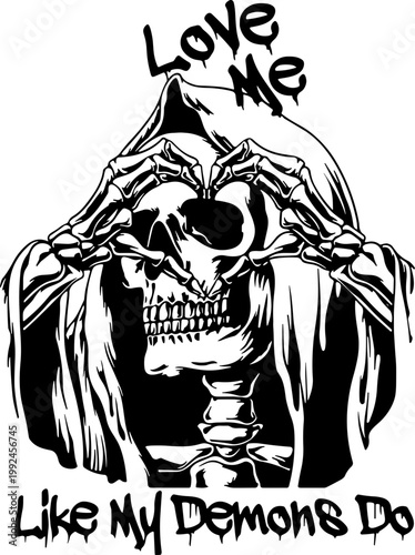 Love Me Like My Demons Do svg, Halloween svg