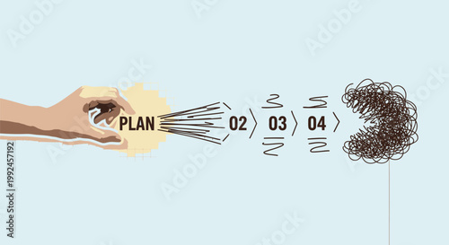 Business planning, strategy, organization, workflow vector