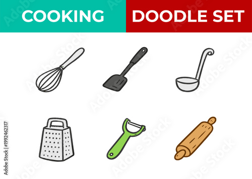 Cooking doodle set
Vector doodle set on a white background