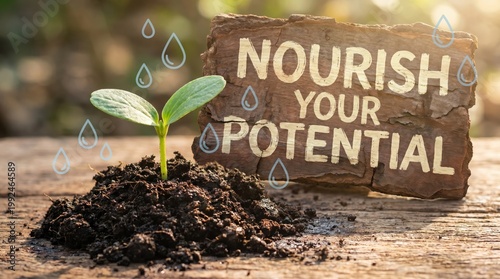 Single Robust Seed Sprouting with Water Droplets