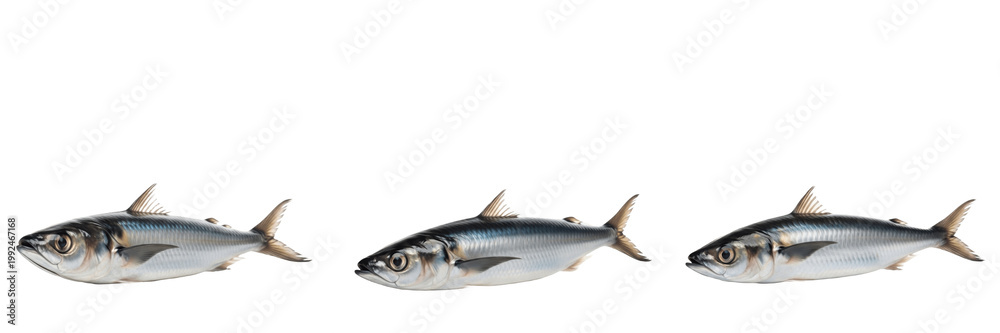 Fototapeta premium Pacific Sardine School - Sardinops sagax - Sardine - Sardina - Silver Marine Fish SEO Title - Massive Group of Small Fish in Ocean Current Wildlife Photography - Iconic Marine Life Migration Photo