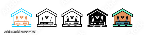 Broadband multyple icon