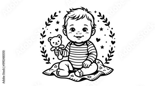 little girl with a ball