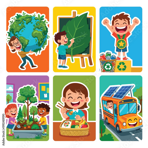 Hero 2D Stickers Of Volunteers Building Giant Bird Nests And Animal Bridges To Protect Nature For World Environment Day Biodiversity Conservation Wildlife Habitat Rescue And Endangered Species Art