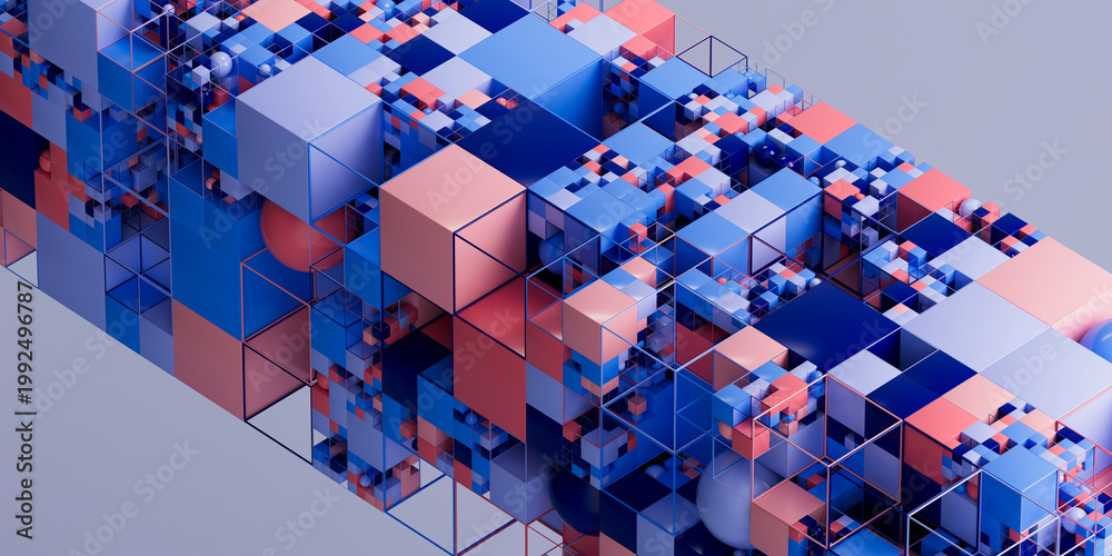 © Juanjo McLittle/Stocksy - Blueprint Data Blocks 3D