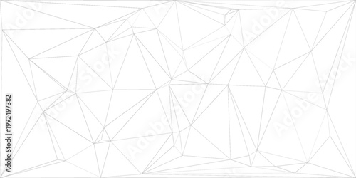 Tablou pe pânză abstract black white triangle