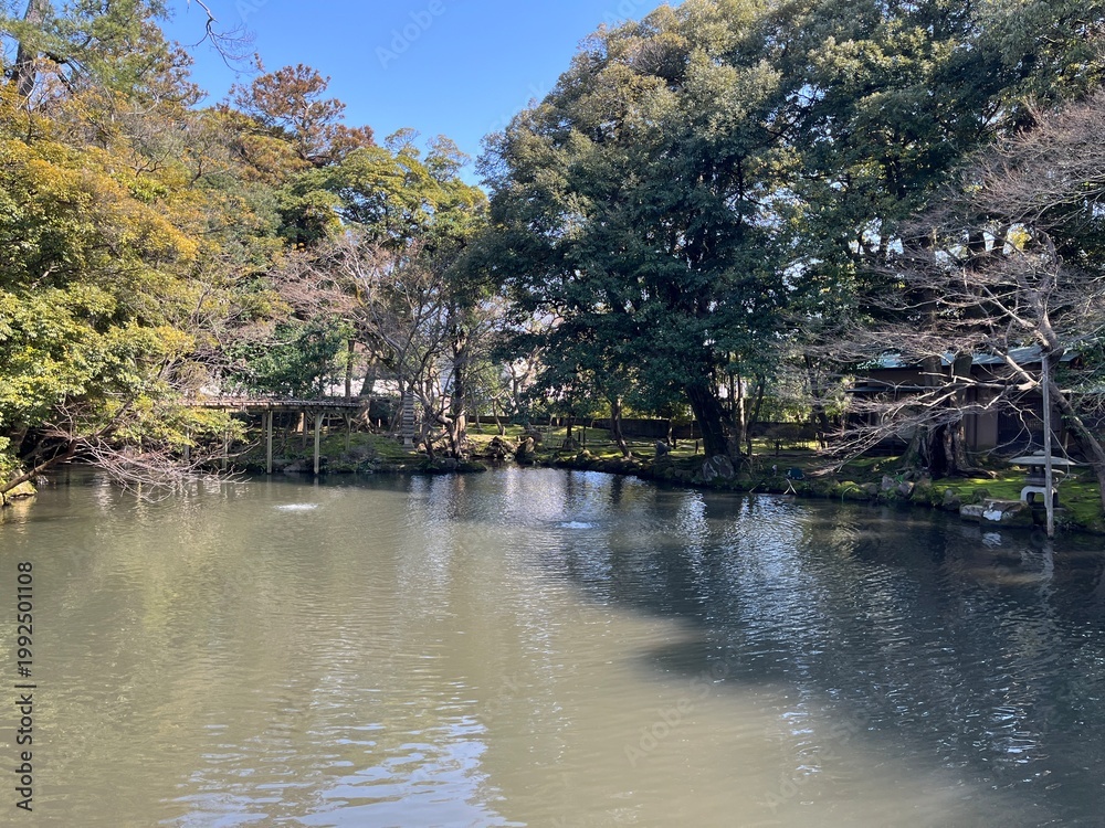 Obraz premium 松風閣庭園