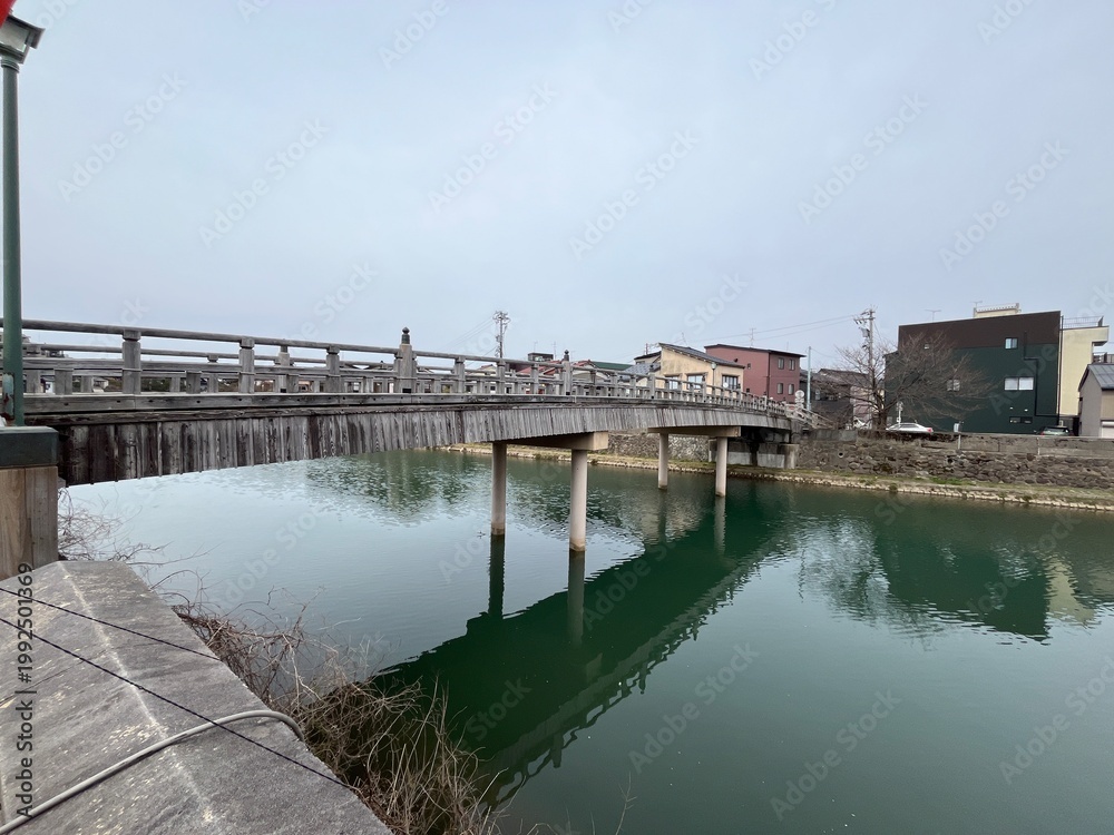 Obraz premium 浅野川の橋