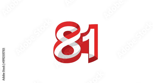 Eighty One Number Sign Symbol.
