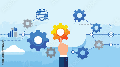 Cloud Computing Integration and System Optimization with Gears and Digital Network