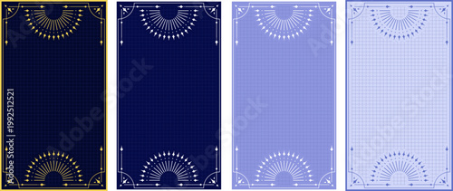 アンティーク風のスマホ待受け型背景素材のセット