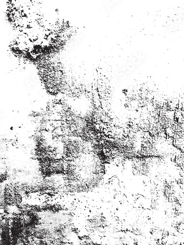 Abstract Monochrome Weathered Plaster Grunge Texture Background